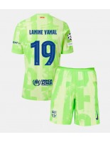 Barcelona Lamine Yamal #19 Kolmaspaita Lasten 2024-25 Lyhythihainen (+ shortsit)